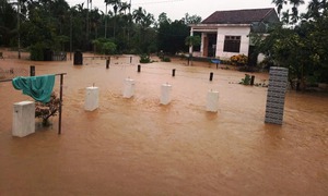 Bão số 1 di chuyển chậm, mưa lũ ở miền Trung kết thúc trong ngày hôm nay