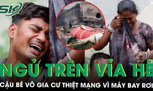 Ngủ trên vỉa hè, cậu bé vô gia cư chết oan vì máy bay rơi, người mẹ bỏng nặng khi lao vào cứu con