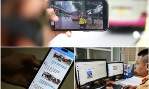 Người dân Hà Nội có thêm 'vũ khí số' để tố giác vi phạm giao thông
