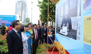 TPHCM khai mạc triển lãm 'Báo chí cách mạng Việt Nam – Một thế kỷ đồng hành cùng dân tộc'