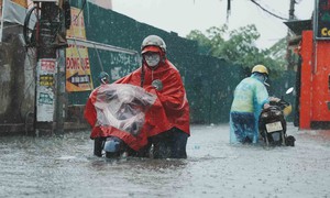 Hàng loạt tuyến phố ở Hà Nội có nguy cơ ngập úng do mưa lớn