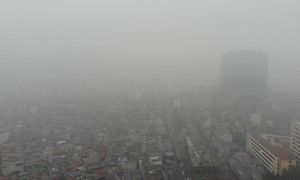 Hà Nội mù mịt, đứng thứ 2 trong danh sách các thành phố ô nhiễm không khí