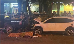 Vụ ô tô tông liên hoàn 7 phương tiện, 1 người chết, lái xe có nồng độ cồn rất cao