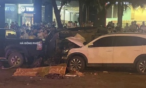 Tạm giữ hình sự tài xế ô tô tông liên hoàn khiến 1 người tử vong ở Hà Nội