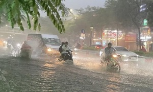 Bão số 3 đã đi vào đất liền các tỉnh Hưng Yên, Ninh Binh