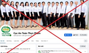 Cảnh báo về việc mạo danh Cục An toàn thực phẩm trên mạng xã hội Facebook