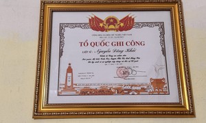 Mẹ liệt sĩ Thiếu tá Nguyễn Đăng Khải: 'Con tôi đã có một hành trình vinh quang'