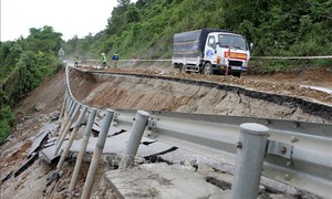 Hơn 190 vị trí còn ách tắc giao thông do ảnh hưởng của bão số 3