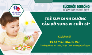 Talk hỏi đáp cùng chuyên gia: Trẻ suy dinh dưỡng cần bổ sung vi chất gì?
