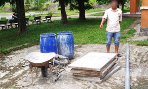 Đà Nẵng: Bắt đối tượng trộm cắp tài sản tại khu mộ thôn Trung Sơn