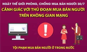 Cảnh giác với thủ đoạn mua bán người trên không gian mạng