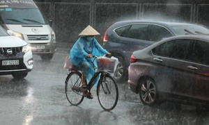 Miền Bắc chuyển mưa dông diện rộng