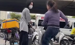 Hà Nội: Công an xác minh cô gái trẻ bị người phụ nữ bán trà đá xua đuổi tại Bến xe Mỹ Đình