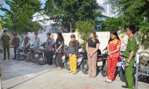 Trong nửa tháng, nhóm thanh thiếu niên bỏ học trộm cắp hàng loạt xe máy
