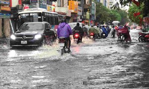 Những tuyến phố ở Hà Nội có nguy cơ ngập úng vào chiều nay