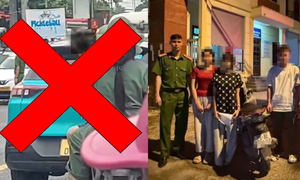 Xử lý nhóm học sinh có hành động phản cảm khi Đoàn phục vụ A80 đi qua