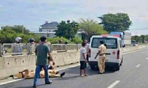 Bắt tạm giam thanh niên chạy xe quá tốc độ đâm gãy chân Trung tá CSGT