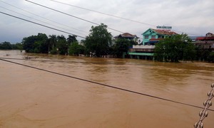 Lũ trên sông Cầu và Sông Thương lên cao, nguy cơ ngập ở nhiều nơi