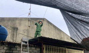 Các xã vùng cao, ven biển khẩn trương ứng phó bão số 5