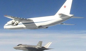 Tiêm kích F-35 Italia đối đầu vận tải cơ Nga ở vùng Baltic