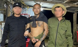Bắt giữ đối tượng truy nã nguy hiểm khi đang lẩn trốn tại khu vực bãi vàng