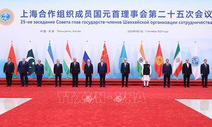 Hội nghị thượng đỉnh SCO: Lãnh đạo các quốc gia phê chuẩn Tuyên bố Thiên Tân