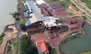 3 đối tượng đổ trái phép hơn 900 tấn chất thải ra môi trường