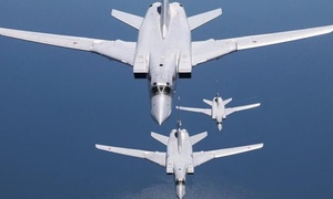 Oanh tạc cơ Nga Tu-22M3 giả lập đòn đánh vào các mục tiêu NATO