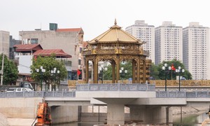 Sông Tô Lịch được 'tái sinh' với đập dâng và hệ thống xử lý nước thải hiện đại