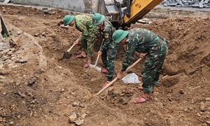 Quy tập hài cốt liệt sĩ tại di tích gắn liền với cuộc chiến đấu bảo vệ Thành cổ 