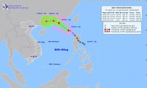 Áp thấp nhiệt đới mạnh lên thành bão số 8 trên Biển Đông