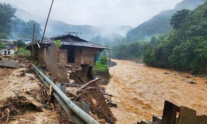 342 xã, phường nguy cơ cao lũ quét, sạt lở đất do mưa lớn sau bão