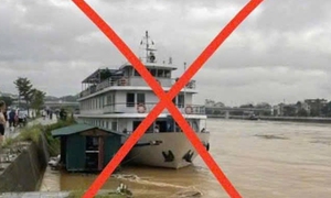 Thực hư thông tin 'tàu lạ trôi dạt' ở Lào Cai