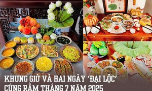 Khung giờ và hai ngày 'đại lộc' cúng Rằm tháng 7 âm lịch 2025