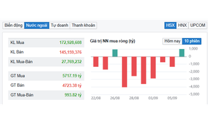 Nhà đầu tư nước ngoài gom cổ phiếu khi VN-Index 'đỏ lửa'