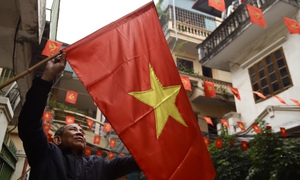 Hà Nội rực rỡ sắc cờ chào mừng Đại hội XIV của Đảng