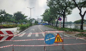 TP Hồ Chí Minh: Tìm nguyên nhân đường bờ kênh Tàu Hủ bị sụt lún, sạt lở