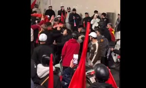 Công an làm việc với 5 nghi phạm quấy rối cô gái "đi bão" ở hầm chui Kim Liên