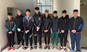 Hà Nội: Tạm giữ hình sự 5 đối tượng gây rối trật tự công cộng tại hầm Kim Liên trong đêm 'đi bão'