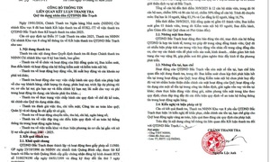 Kết luận thanh tra Quỹ Tín dụng Nhân dân Bắc Trạch