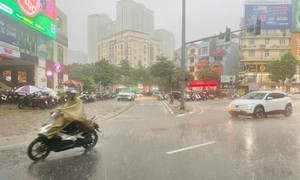 Miền Bắc giảm nhiệt, mưa dông xuất hiện một vài nơi