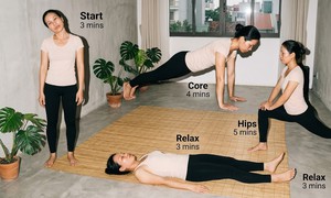 15 phút tập luyện mỗi ngày giúp cơ thể dẻo dai, giảm mỡ thừa