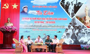 Vùng 4 Hải quân tọa đàm kỷ niệm 80 năm Ngày Bác Hồ đến vịnh Cam Ranh