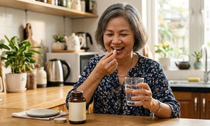 Uống vitamin tổng hợp chứa canxi, vitamin D có giúp giảm loãng xương sau mãn kinh?