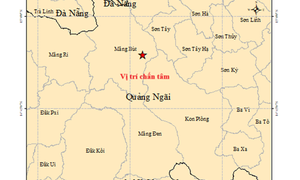 Sau rung lắc mạnh ở Sơn La, Quảng Ngãi lại động đất liên tiếp