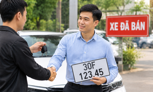 Bán xe vẫn giữ được biển số nhưng chủ xe cần nhớ mốc thời gian này
