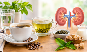 Caffeine trong trà, cà phê có ảnh hưởng đến thận? Bao nhiêu là phù hợp?