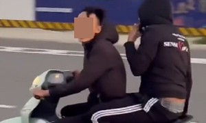 Phát hiện nhóm trộm cắp xe máy qua clip khiêu khích người đi đường