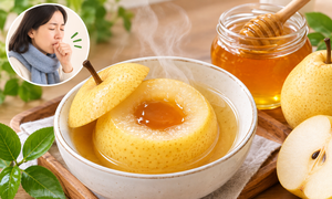 4 cách giảm ho bằng quả lê