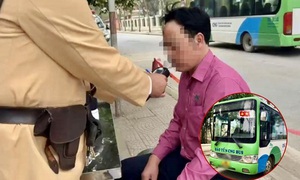 Tài xế xe buýt vi phạm nồng độ cồn trong ngày mùng 1 Tết